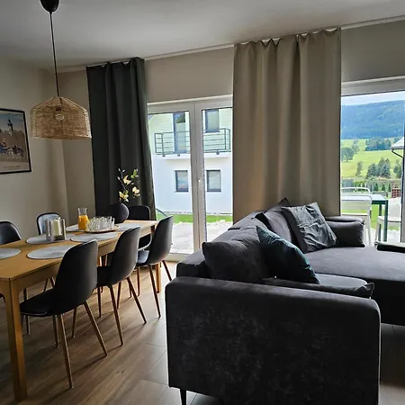 Vila All Season Lasowka - Klimatyzowana Willa Do 10 Osob Z Widokiem Na Gory, Sauna Opalana Drewnem, Jacuzzi 4Km Do Zieleniec Ski Arena Lasowka
