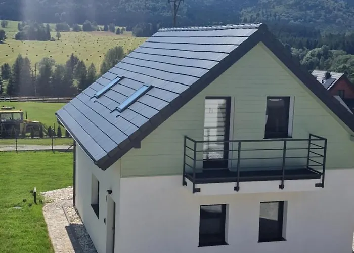 Season - Klimat - 10 Osobowa Z Widokiem Na Gory, Sauna Opalana Drewnem, Jacuzzi 4km Do Zieleniec Arena *