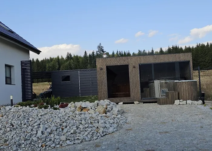 Season - Klimat - 10 Osobowa Z Widokiem Na Gory, Sauna Opalana Drewnem, Jacuzzi 4km Do Zieleniec Arena
