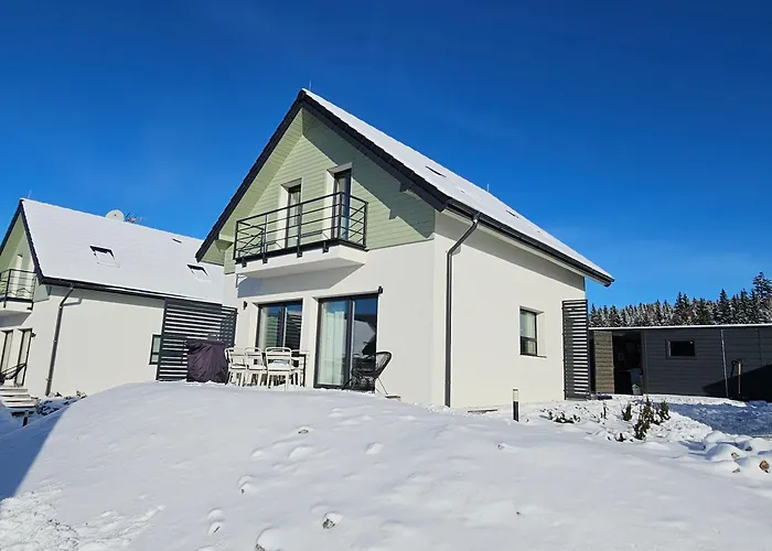Season - Klimat - 10 Osobowa Z Widokiem Na Gory, Sauna Opalana Drewnem, Jacuzzi 4km Do Zieleniec Arena Villa