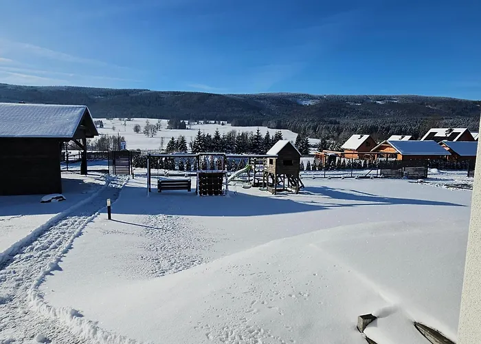 Villa Season - Klimat - 10 Osobowa Z Widokiem Na Gory, Sauna Opalana Drewnem, Jacuzzi 4km Do Zieleniec Arena