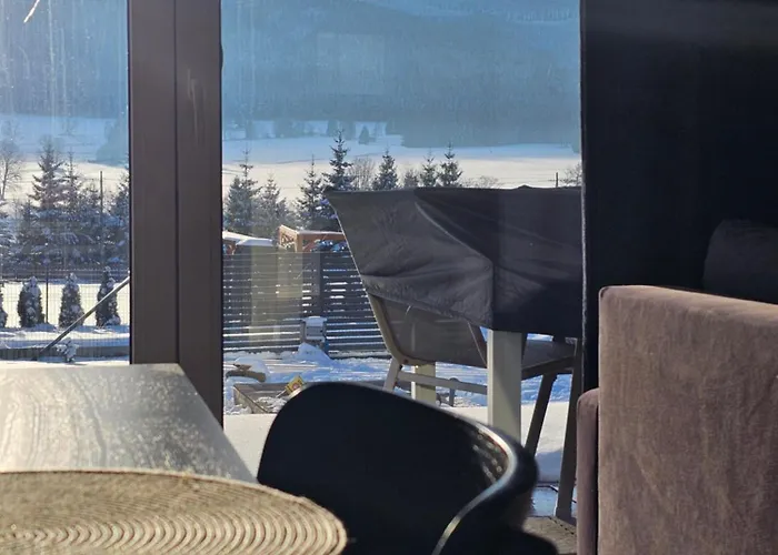 Season - Klimat - 10 Osobowa Z Widokiem Na Gory, Sauna Opalana Drewnem, Jacuzzi 4km Do Zieleniec Arena Villa Lasowka